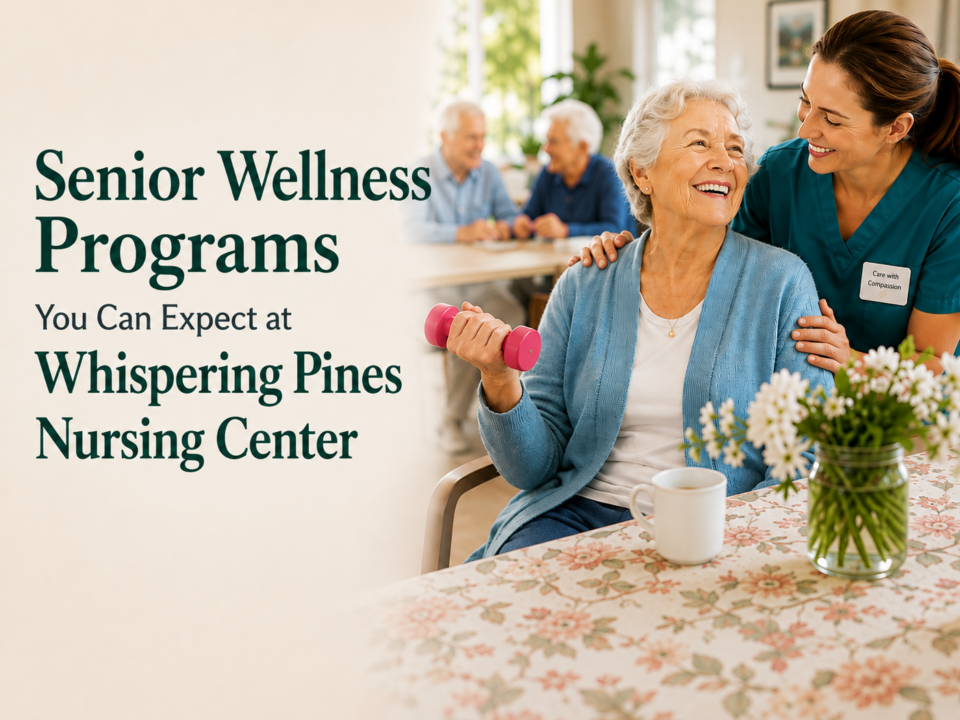 Senior Wellness Programs You Can Expect at Whispering Pines Nursing Center